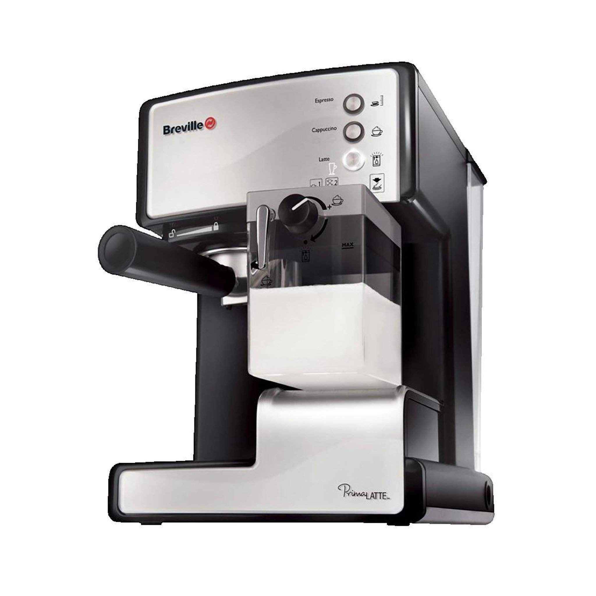 Breville Cafetière à espresso Breville PrimaLATTE VCF045X acier inoxydable 15 bars