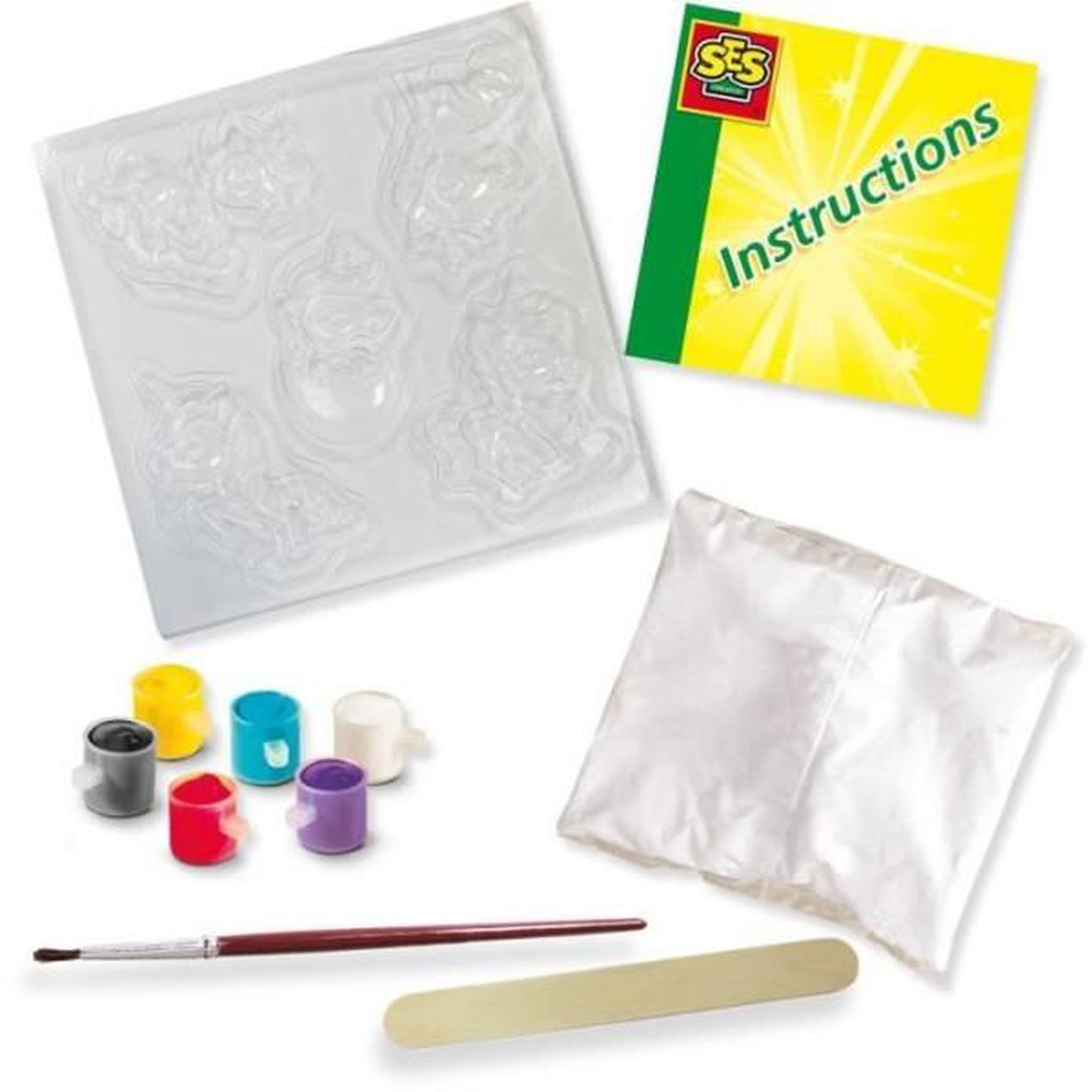 Voir la diapositive 5 : SES Creative Moulage et peinture - Bébés licornes - SES CREATIVE - Mouler et peindre 5 licornes différentes