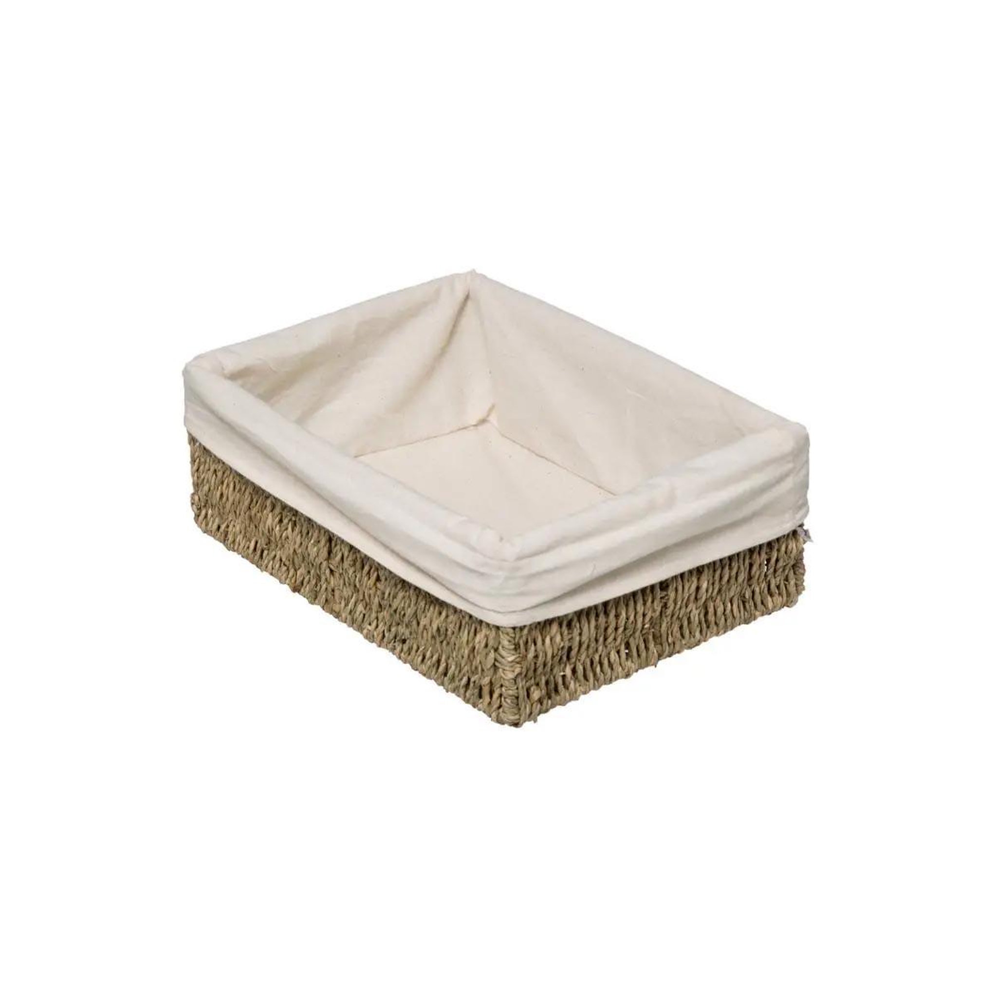 Voir la diapositive 3 : FIVE Lot de 2 paniers en roseau  seagrass  32cm naturel