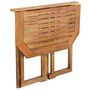Voir la diapositive 4 : VIDAXL Ensemble de bistro 4 pcs Bois d'acacia solide
