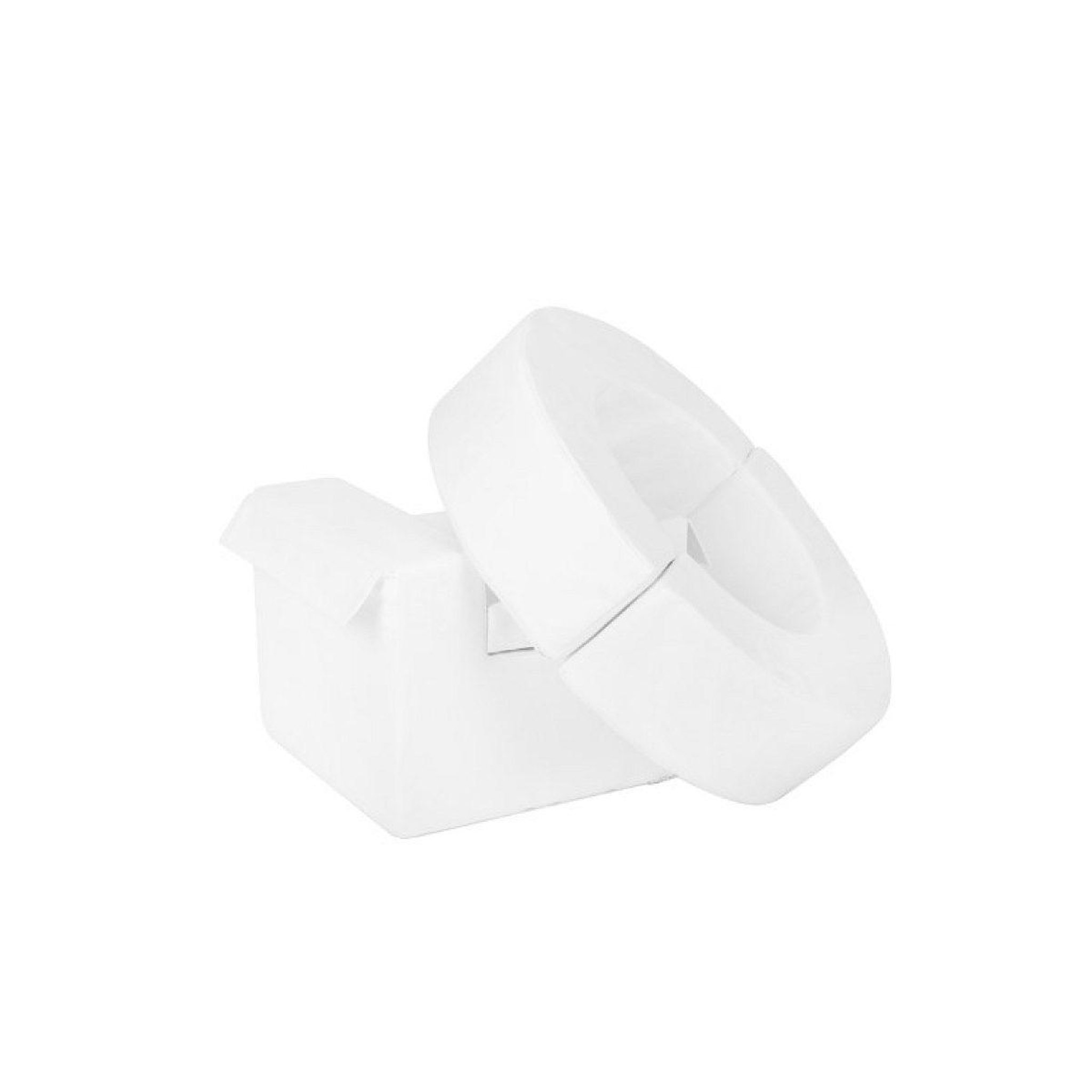 Voir la diapositive 2 : VELINDA Ensemble de cerceaux 3 blocs blanc