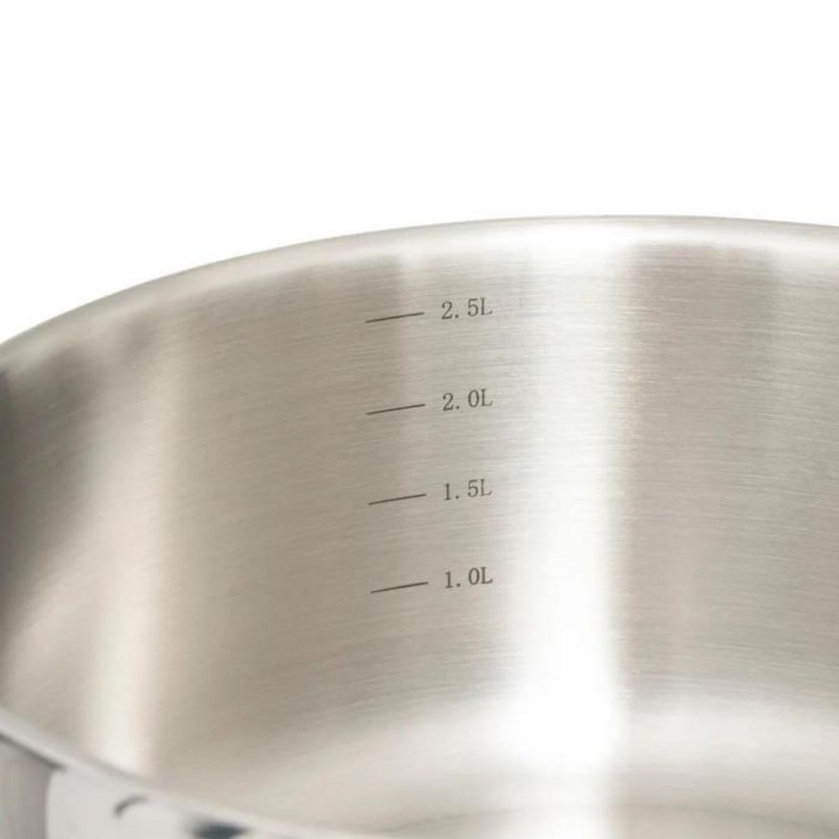 FIVE Batterie de Cuisine en Inox  6 Pièces  28cm Argent