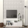 Voir la diapositive 2 : Habitat et Jardin Meuble TV en bois  Dolunay  - 164 x 25 x 91 cm - Blanc