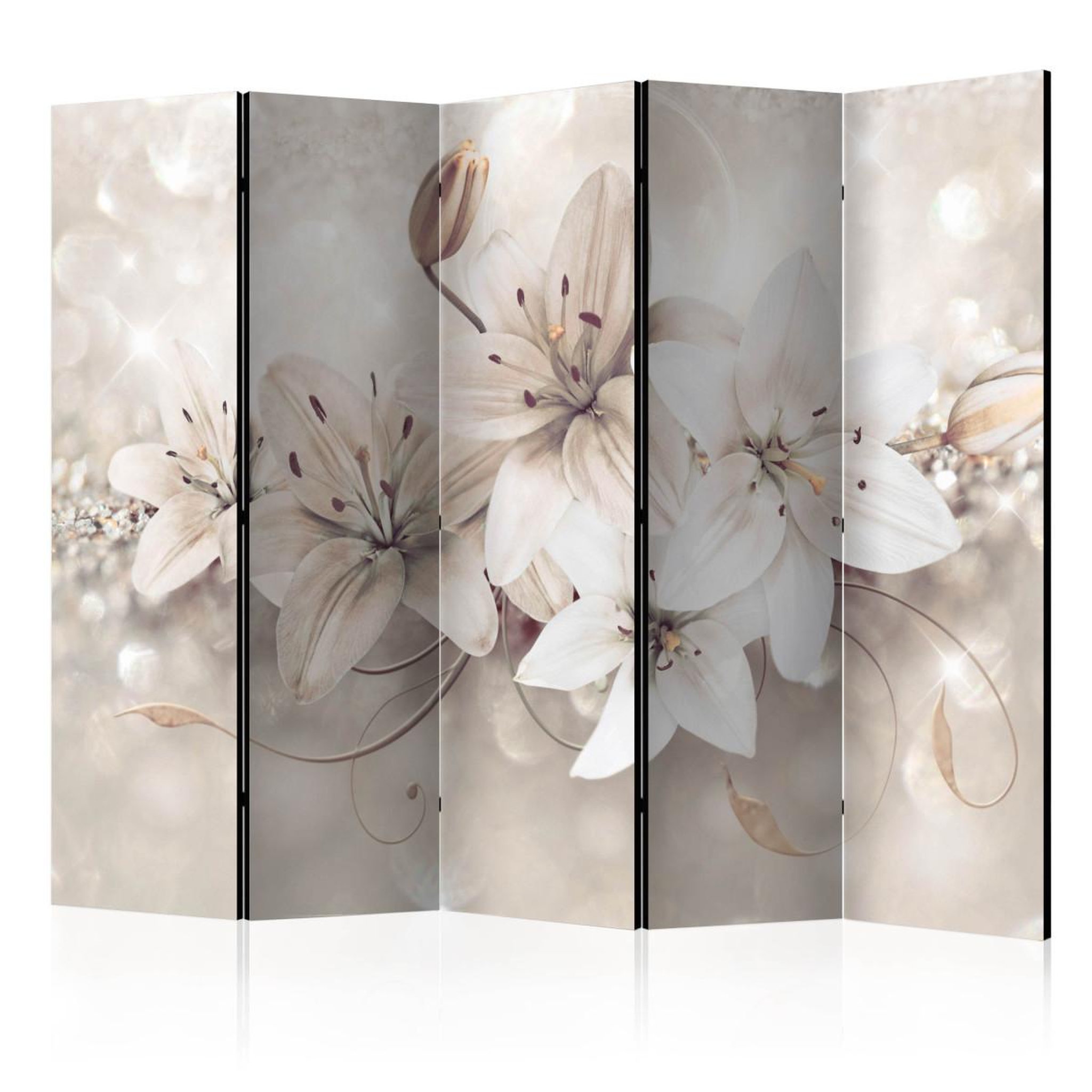 Paris Prix Paravent 5 volets  diamond lilies  172x225cm