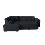 Voir la diapositive 6 : LISA DESIGN Vermont - canapé d'angle gauche - 5 places - convertible - en velours côtelé