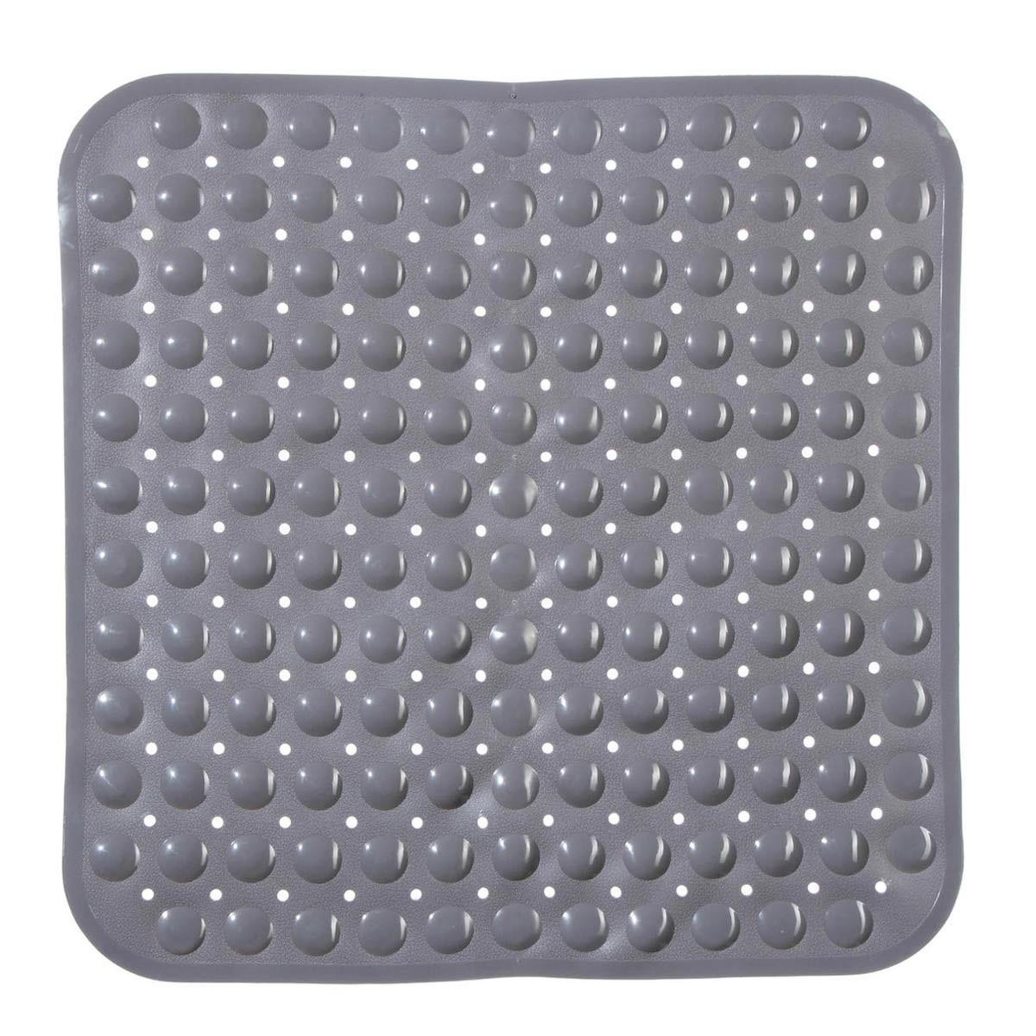 B BASIC & CO Fond de douche pvc  anti-dérapant  53x53cm gris