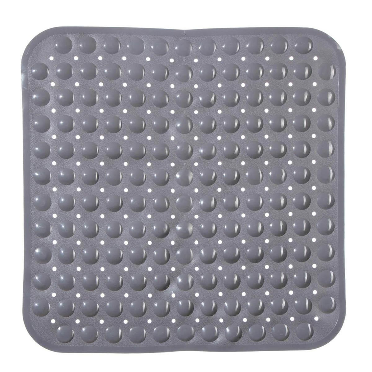 B BASIC & CO Fond de Douche PVC  Anti-Dérapant  53x53cm Gris