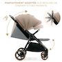 Voir la diapositive 4 : KINDERKRAFT Poussette compacte avec suspension et protection UPF50+ pour bébé
