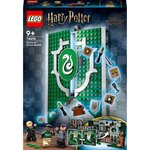 LEGO Harry Potter 76410 - Le blason de la maison Serpentard Jouet Château de Poudlard ou Décoration Murale à Collectionner avec Minifigurine de Draco Malfoy
