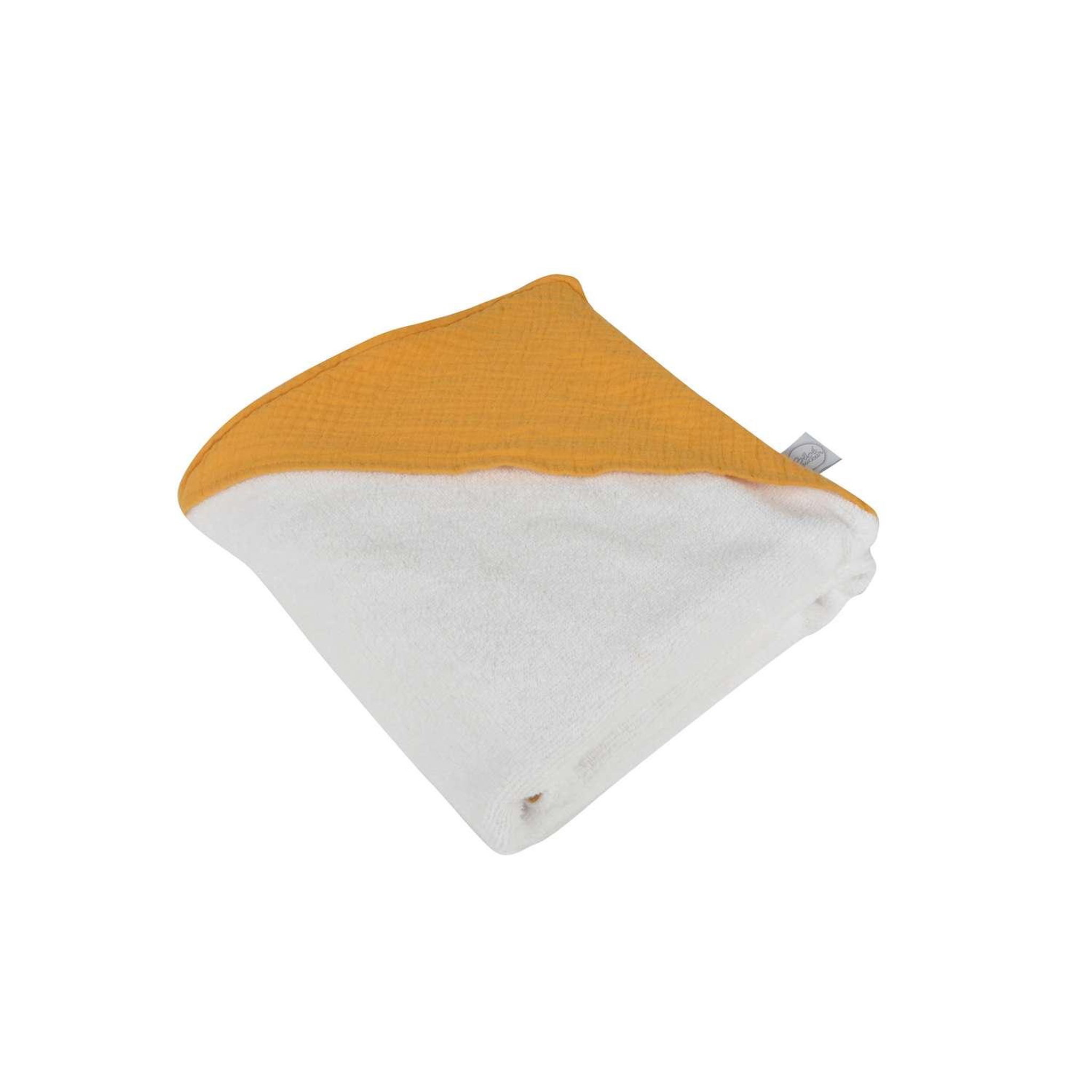 Voir la diapositive 2 : BEBE DOUCEUR Cape de bain en gaze de coton