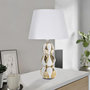 Voir la diapositive 3 : Paris Prix Lampe à Poser Design  Glam Balls  46cm Blanc & Or