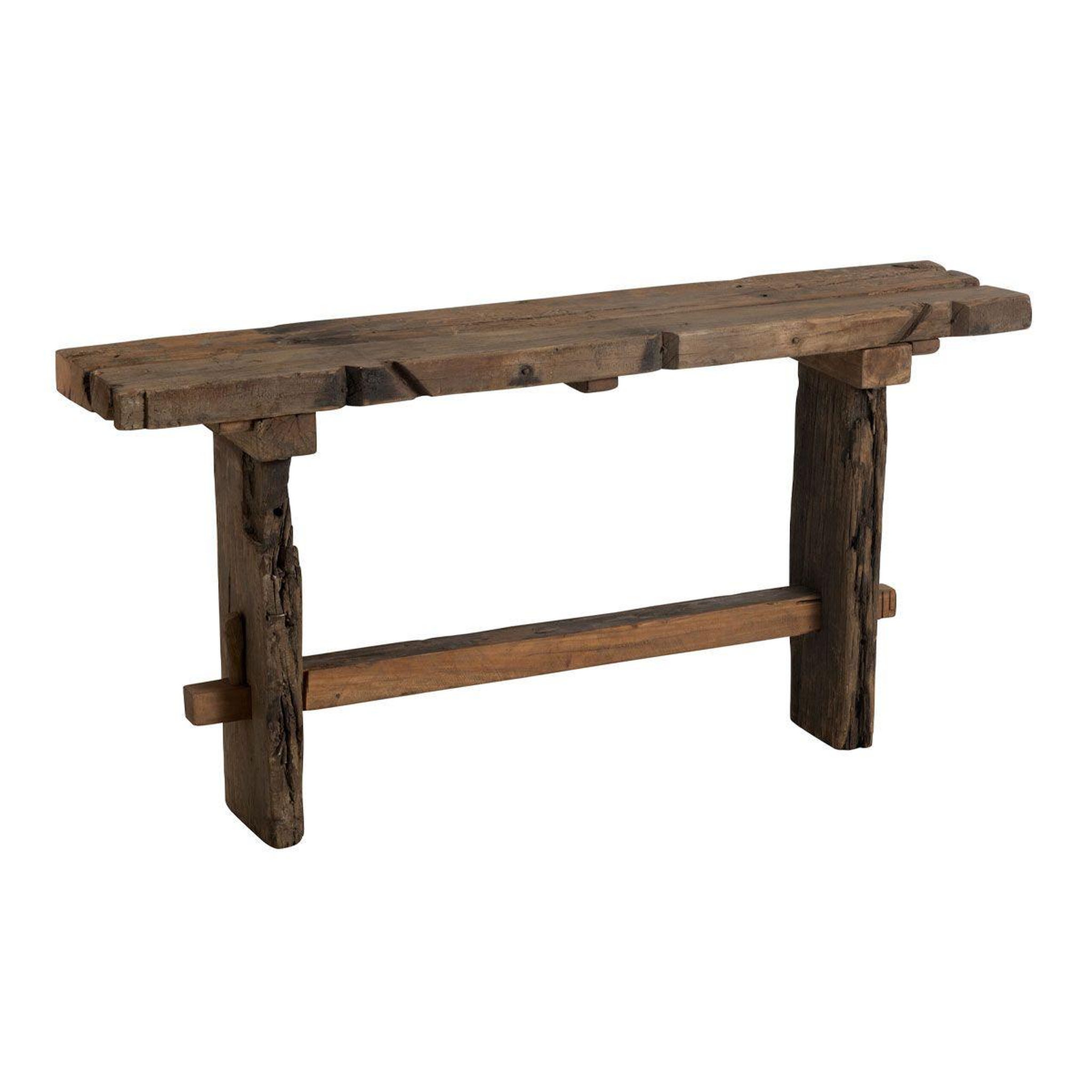 J-LINE Console vintage en bois  perceval  150cm marron