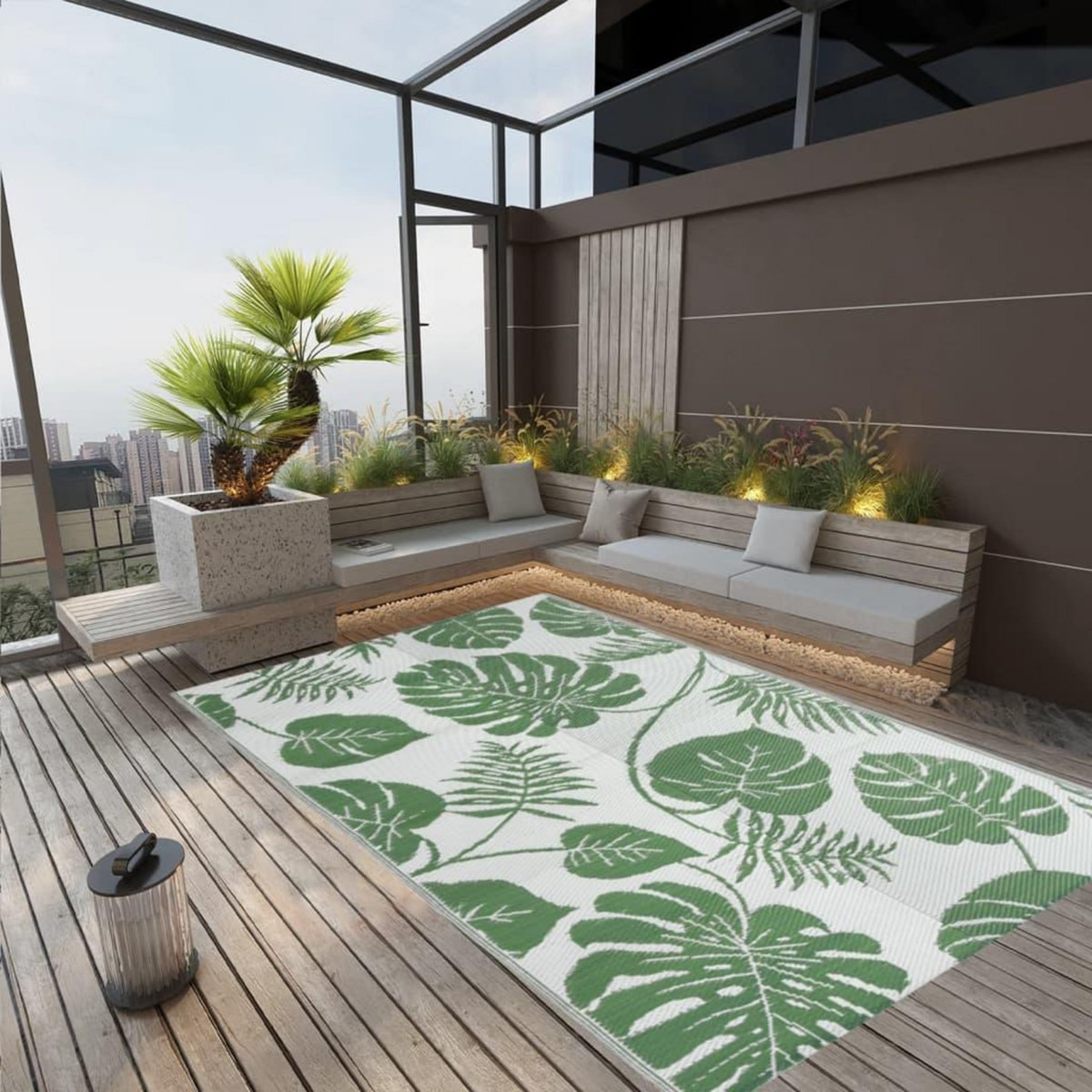 VIDAXL Tapis d'exterieur Vert 190x290 cm PP