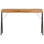 Voir la diapositive 2 : VIDAXL Table a ecrire Bois de manguier massif 118 x 50 x 75 cm