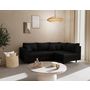 Voir la diapositive 1 : LISA DESIGN Rune - canapé d'angle droit 4 places en simili