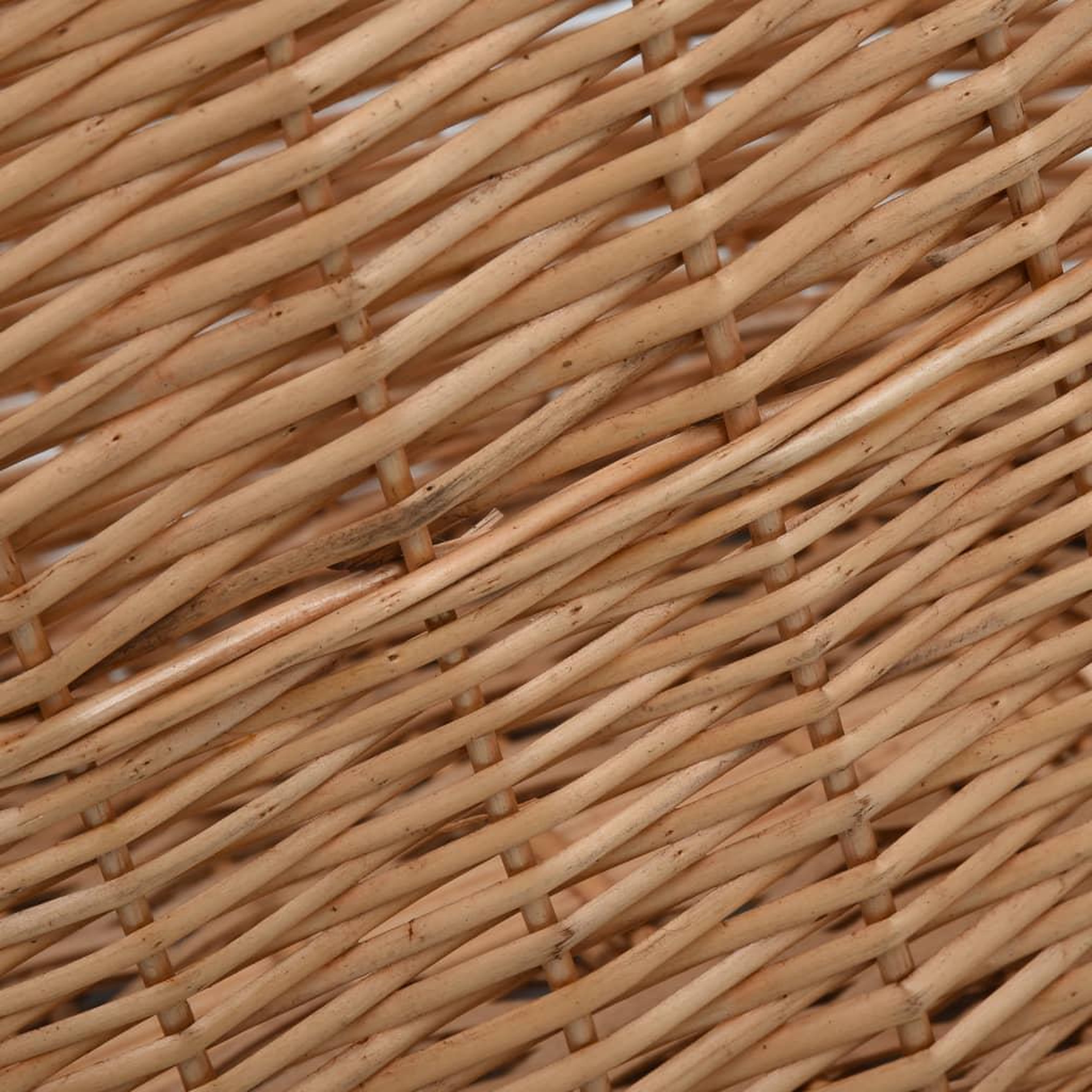 Voir la diapositive 5 : VIDAXL Panier a bois de chauffage poignees de transport 78x54x34 cm