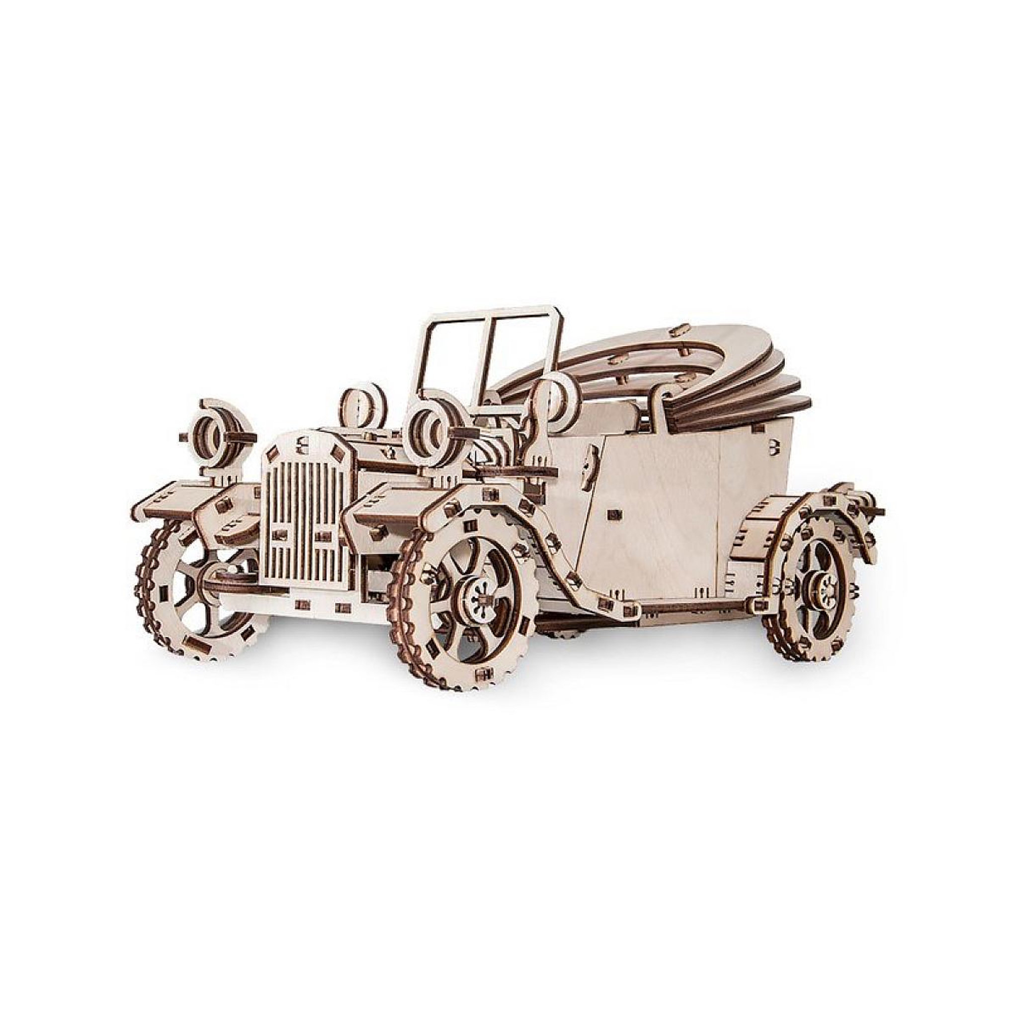Voir la diapositive 1 : Graine créative Maquette en bois 3D Voiture retro