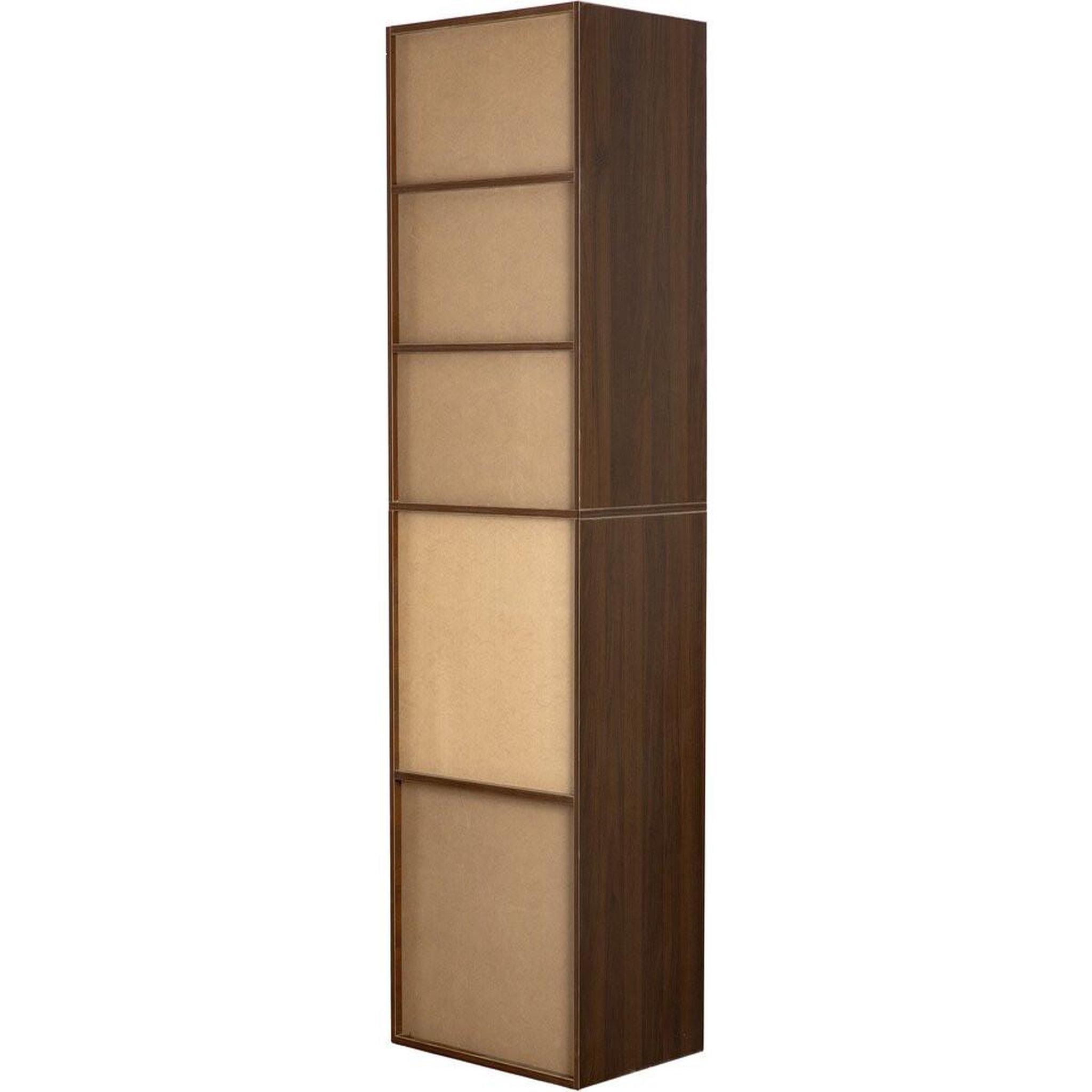 Voir la diapositive 4 : Habitat et Jardin Armoire avec 5 étagères  opéra  - 60 x 45 x 180 cm - marron