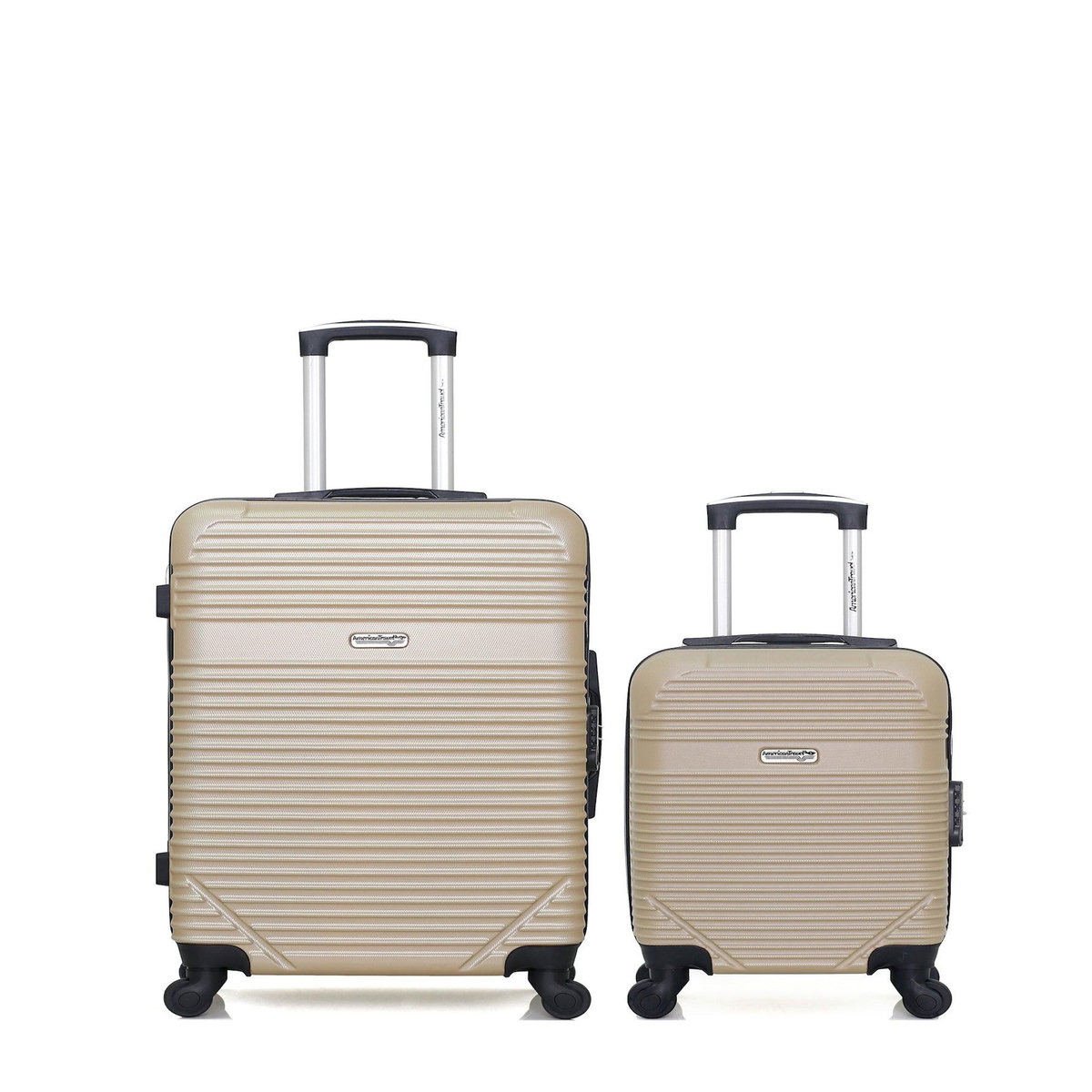 AMERICAN TRAVEL Lot de 2 - Valises weekend et cabine XXS MEMPHIS