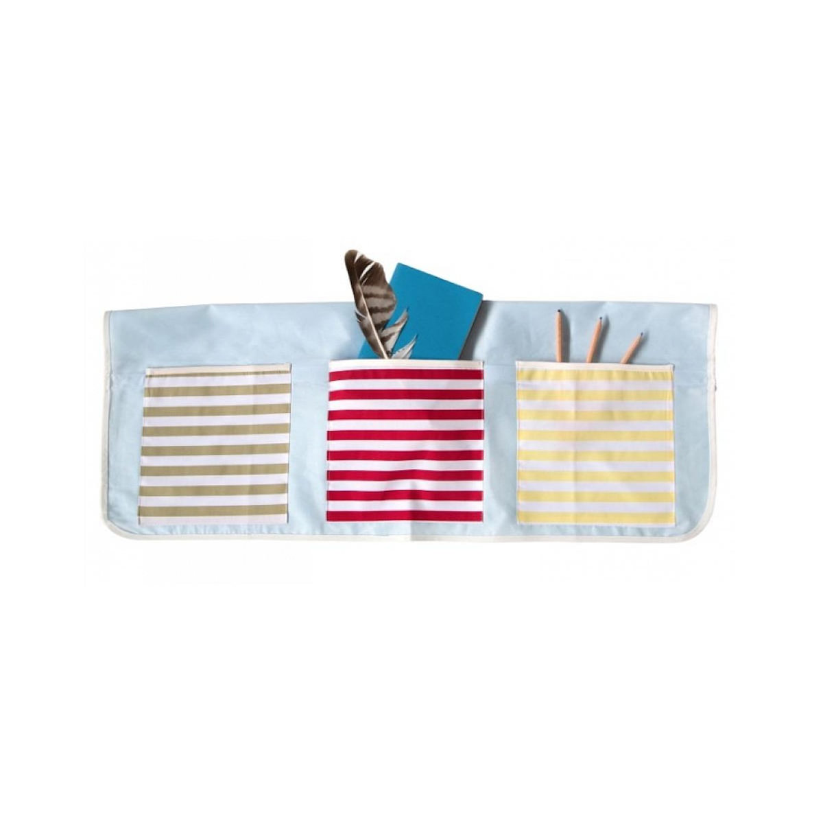 HomeStyle4U Sac en tissu multicolore pour lit enfant superposé