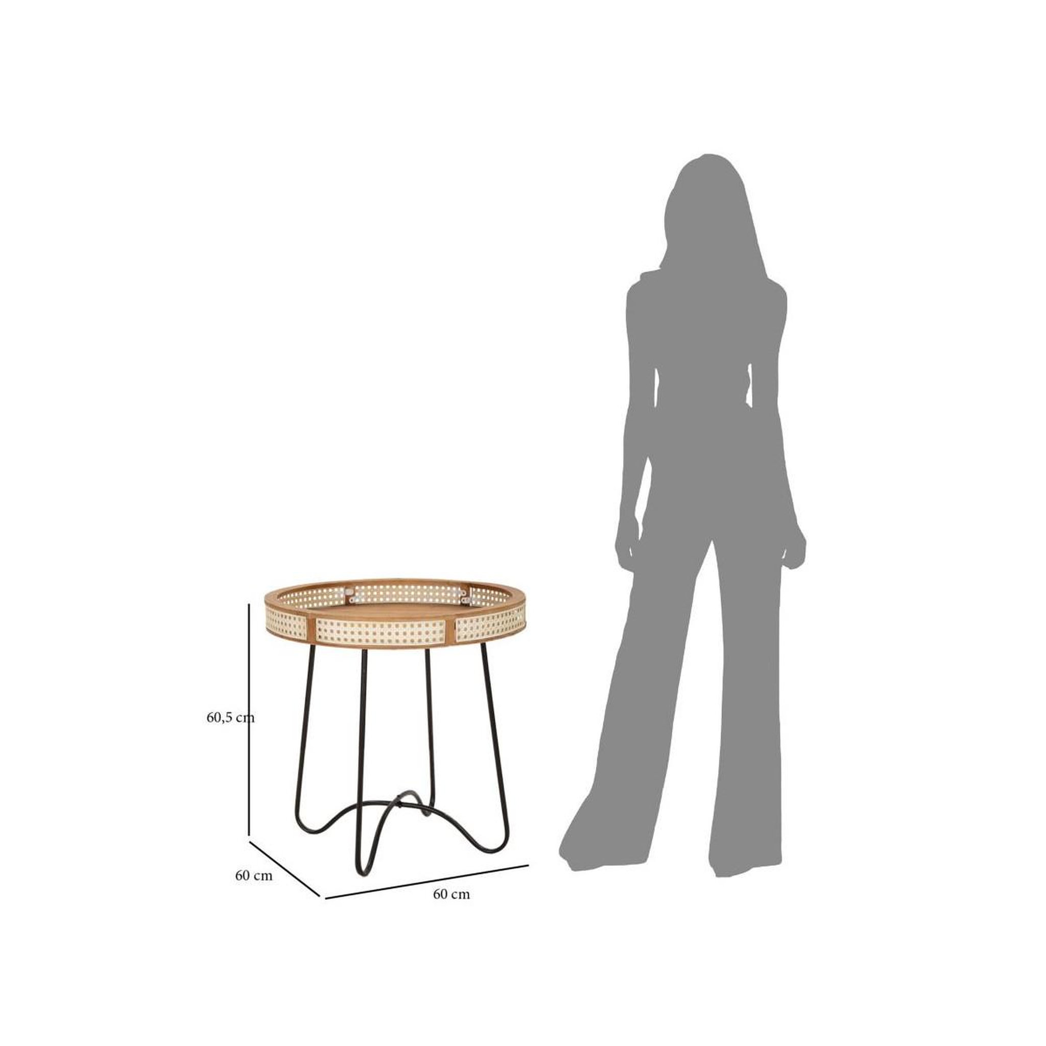 Voir la diapositive 6 : Paris Prix Table basse design  fuji  60cm naturel
