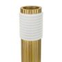 Voir la diapositive 3 : Paris Prix Vase Design en Résine  Bann  30cm Or