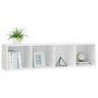 Voir la diapositive 5 : VIDAXL Bibliotheque/Meuble TV Blanc brillant 143x30x36 cm
