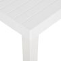 Voir la diapositive 6 : VIDAXL Table de jardin 150x90x72 cm PP Blanc