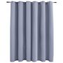 Voir la diapositive 2 : VIDAXL Rideau occultant avec anneaux en metal Gris 290x245 cm