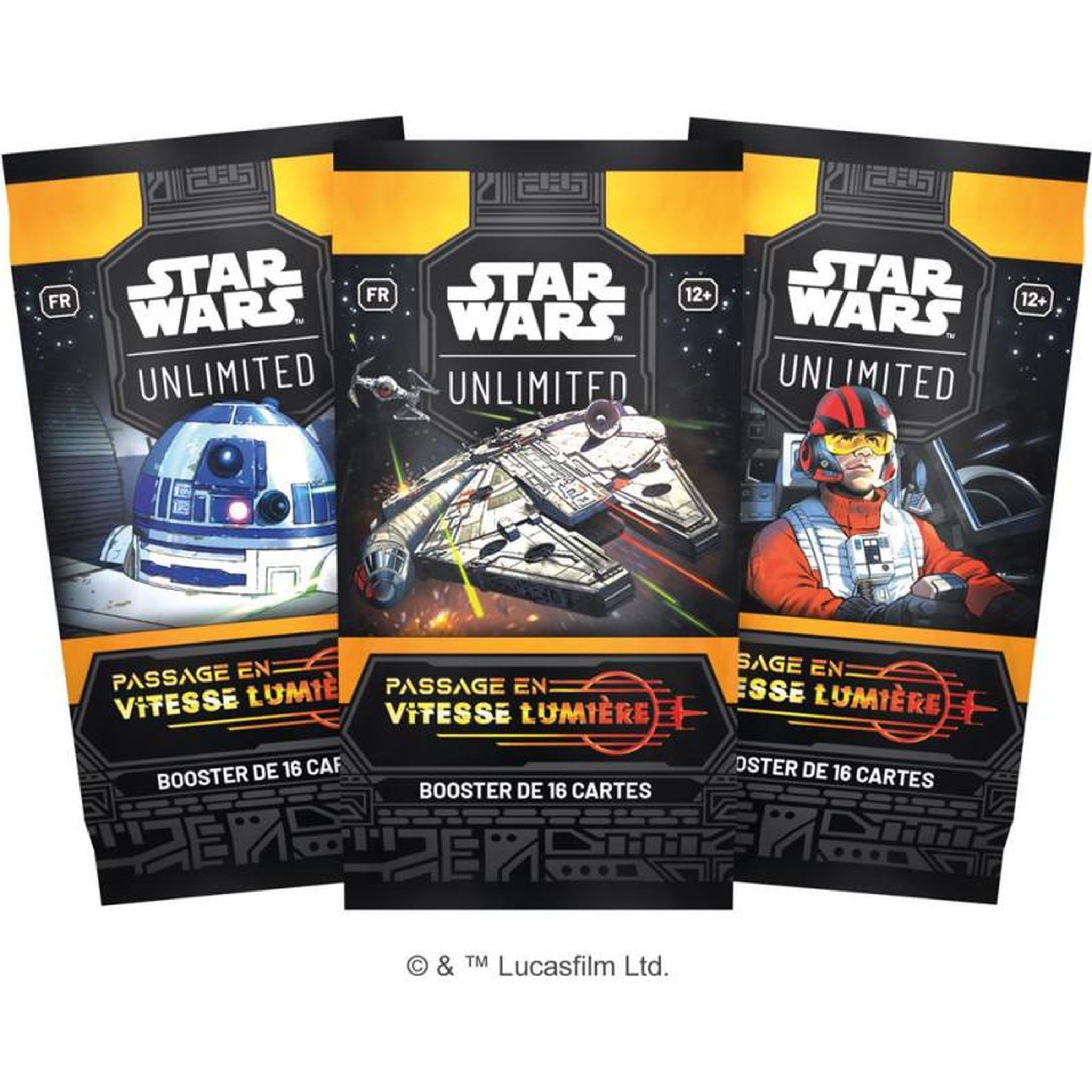 Star Wars Carte à collectionner Star Wars Unlimited Passage Vitesse Lumière Boost. 24 Modèle aléatoire