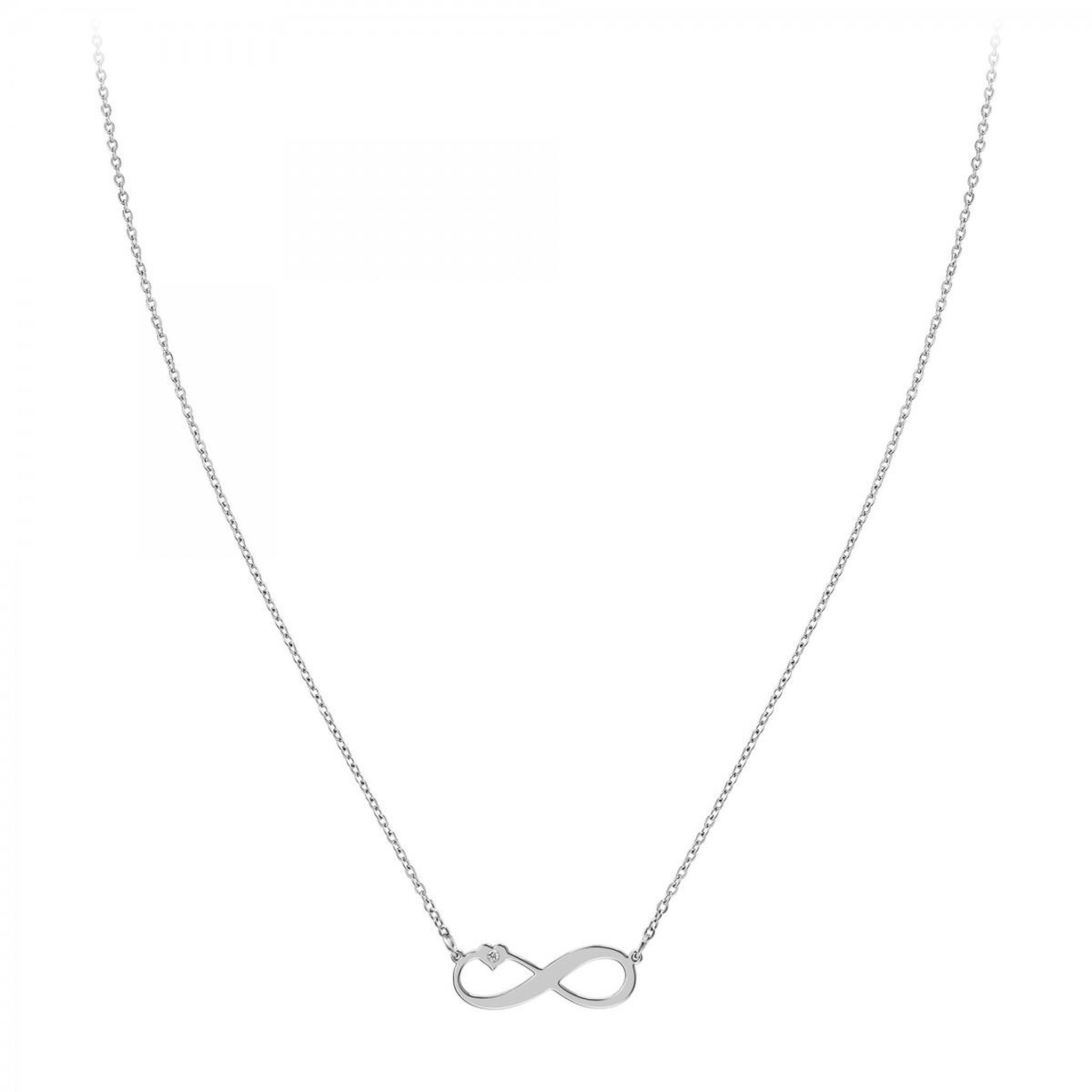 Voir la diapositive 3 : SC CRYSTAL Collier infini par SC Crystal orné d'un véritable diamant blanc