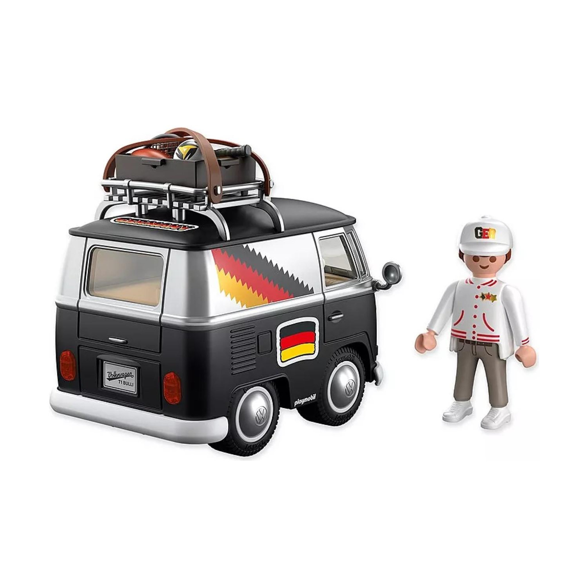 Voir la diapositive 3 : PLAYMOBIL Volkswagen T1 Camper Édition GER