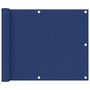 VIDAXL Ecran de balcon Bleu 75x300 cm Tissu Oxford
