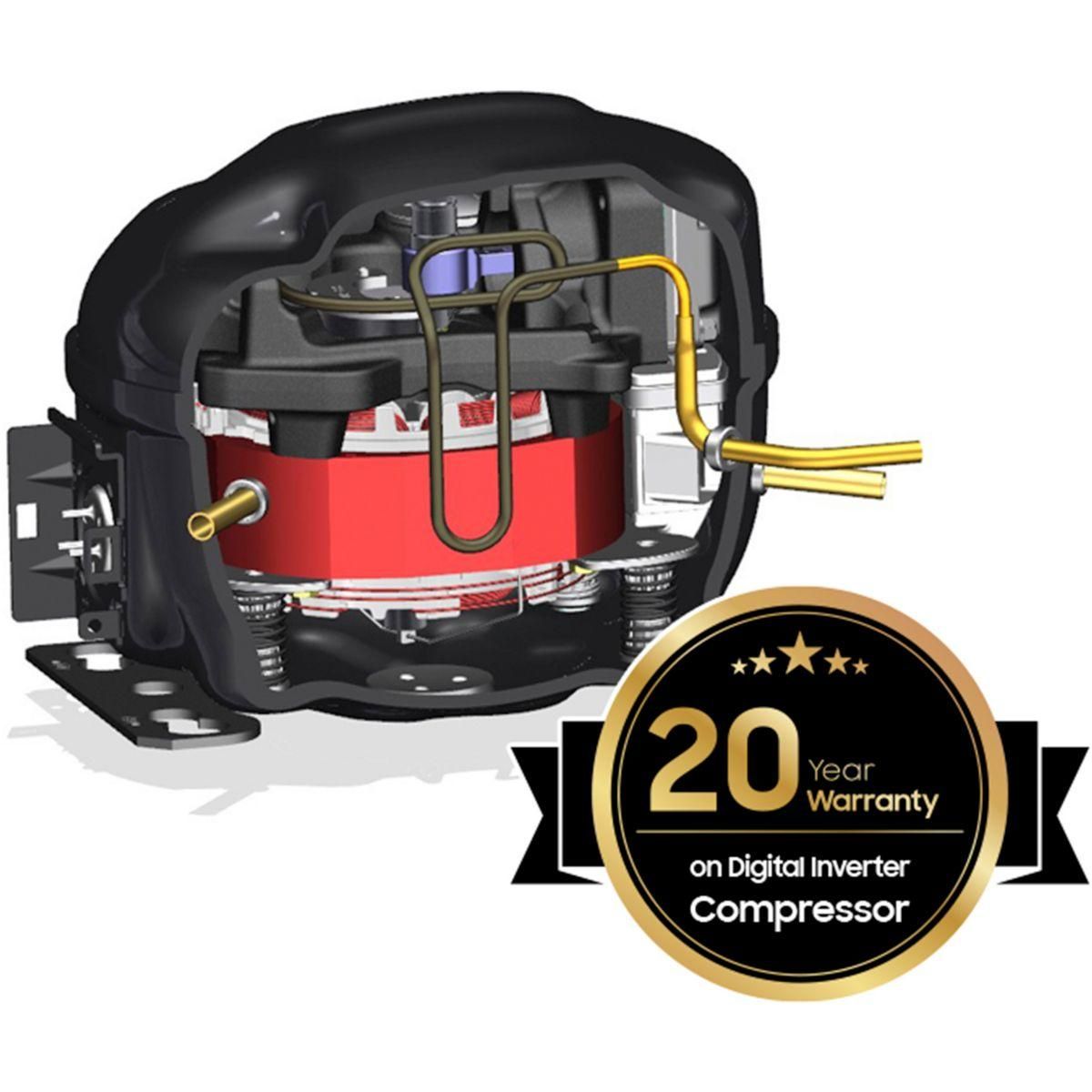 Samsung Réfrigérateur 1 porte encastrable BRR29703EWW/EF Metal Cooling