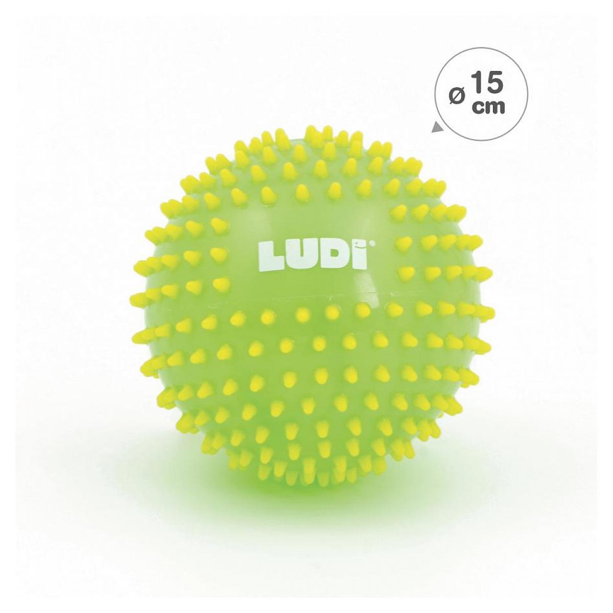 LUDI Balle de massage bicolore asst