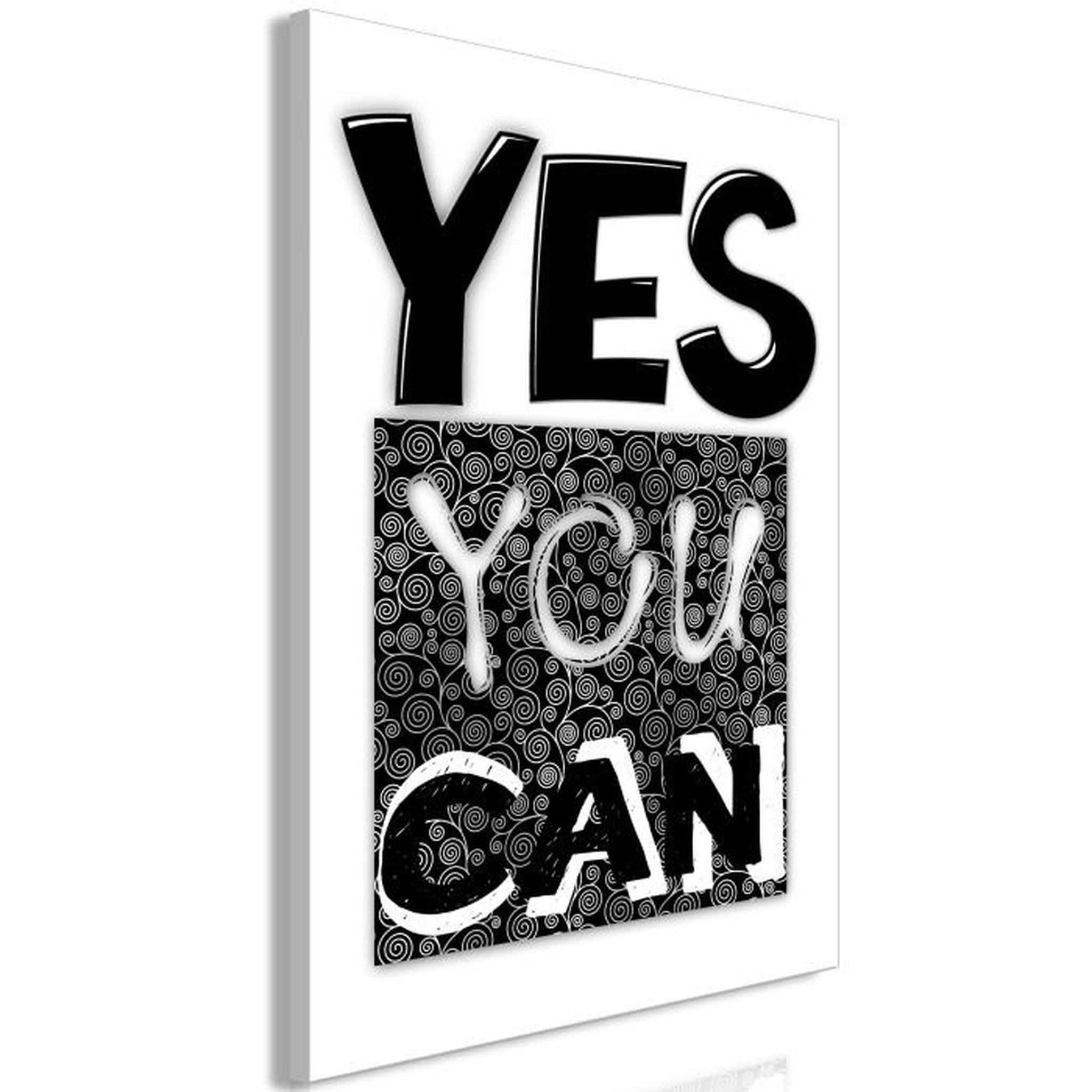 Paris Prix Tableau Imprimé  Yes You Can. Coloris disponibles : Multicolore