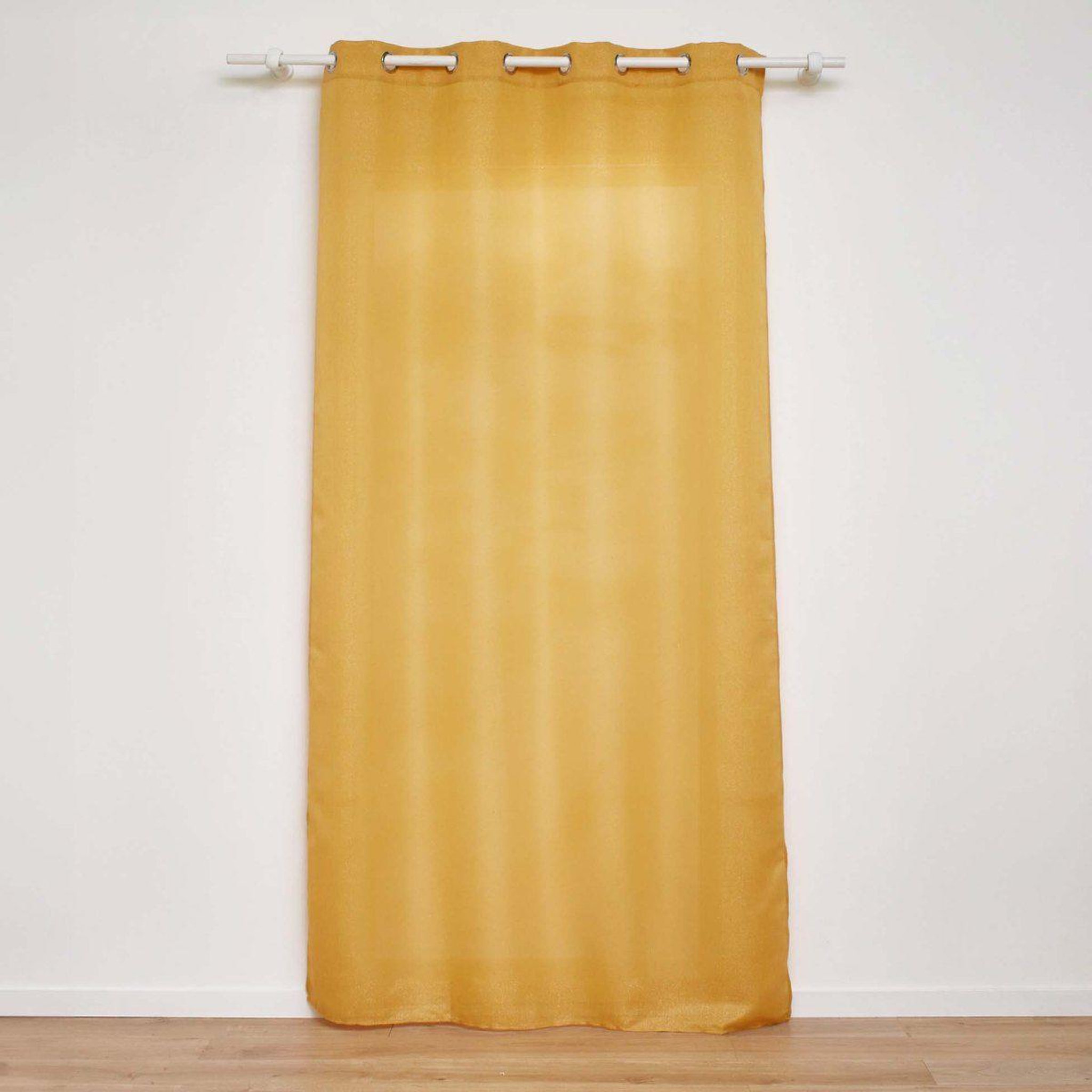 Douceur d'Intérieur Rideau à œillets  zeline  140x260cm jaune