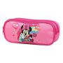 Voir la diapositive 2 : Bagtrotter BAGTROTTER Trousse scolaire 2 compartiments Disney Minnie Rose Arc en ciel