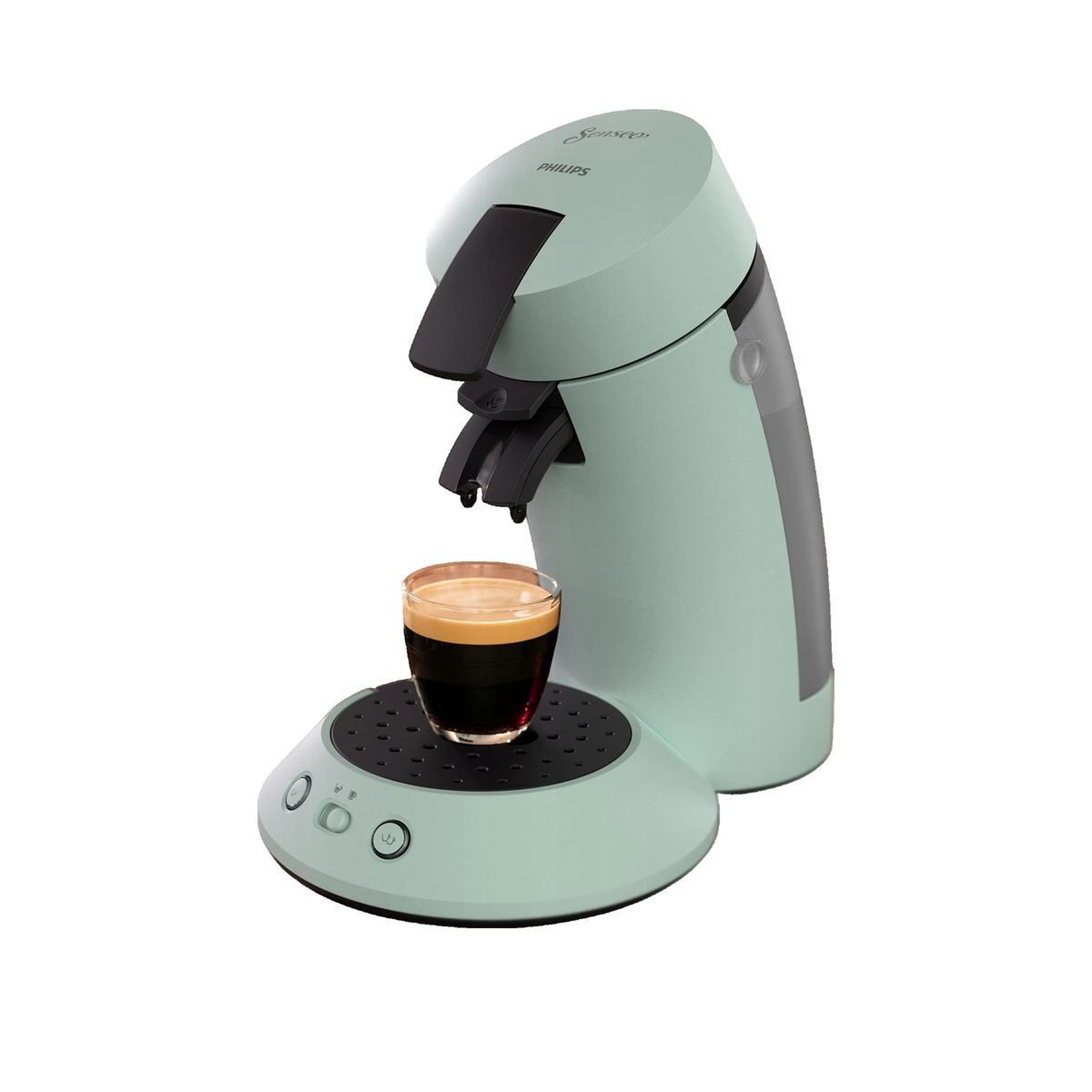 Voir la diapositive 2 : Philips Cafetière à dosettes Philips Senseo Original Plus CSA210/20 couleur menthe