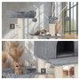 Voir la diapositive 5 : tectake Arbre à chat 165 cm avec griffoir et plateforme d'escalade gris