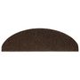 Voir la diapositive 5 : VIDAXL Tapis autoadhesifs de marches 5 pcs Marron 65x21x4cm Aiguillete