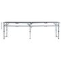 Voir la diapositive 2 : VIDAXL Table pliable de camping Gris Aluminium 240x60 cm