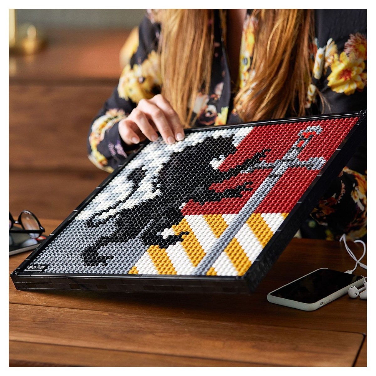 LEGO ART 31201 Harry Potter Les blasons de Poudlard, tableau de décoration mural