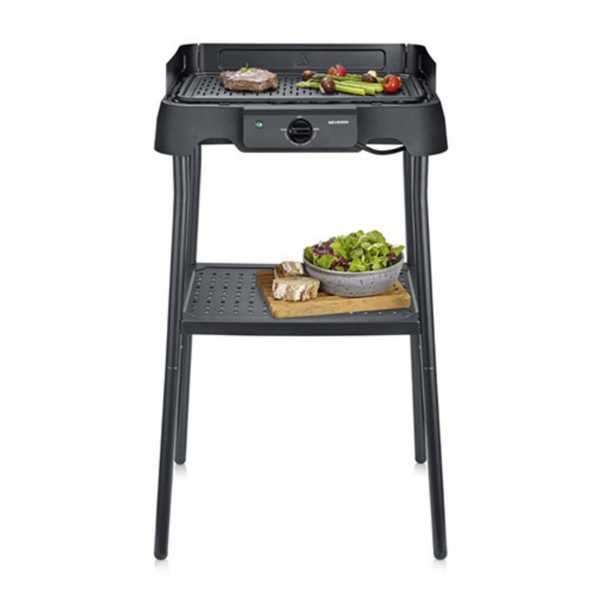 Voir la diapositive 4 : SEVERIN Barbecue électrique sur pieds 2000w - pg8596