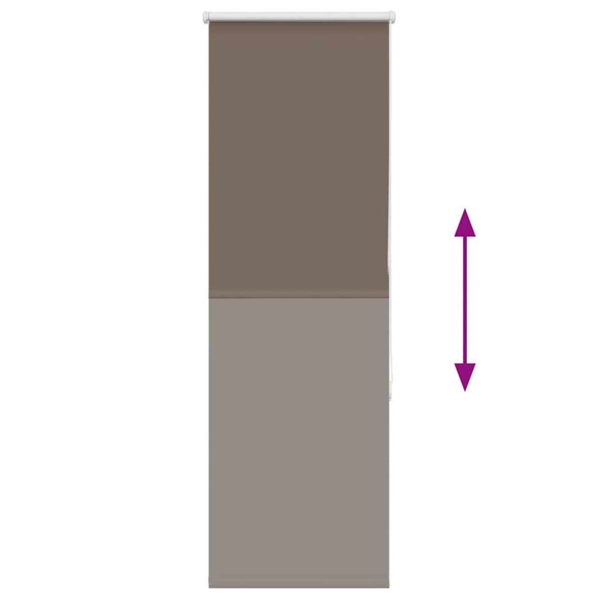 VIDAXL Store enrouleur occultant cafe 60x175cm largeur du tissu 55,7cm