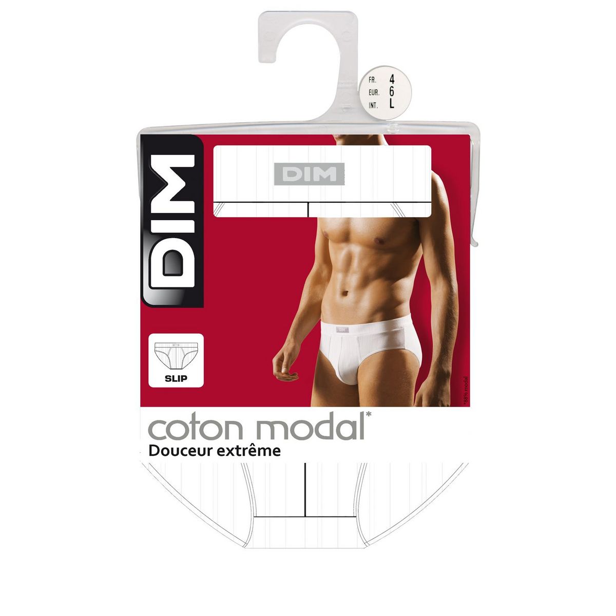 DIM Slip en coton modal