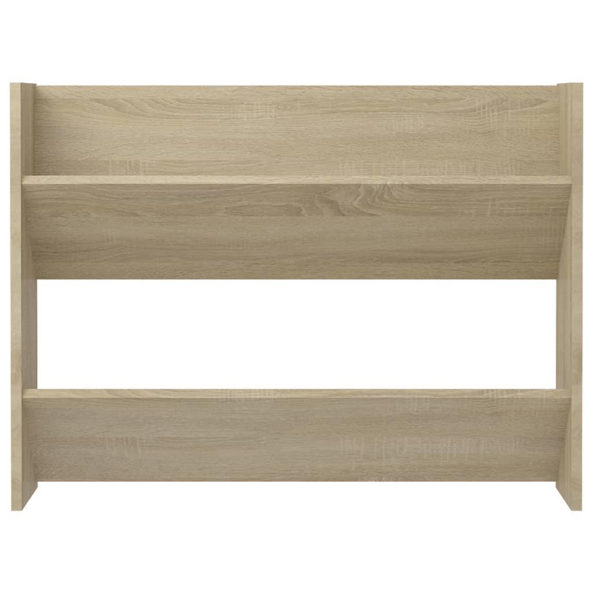 Voir la diapositive 4 : VIDAXL Armoire a chaussures murale Chene Sonoma 80x18x60 cm Agglomere
