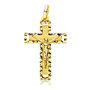 Voir la diapositive 1 : L'ATELIER D'AZUR Pendentif  - Médaille Christ sur la Croix Or 18 Carats 750 Jaune - Chaines Offertes