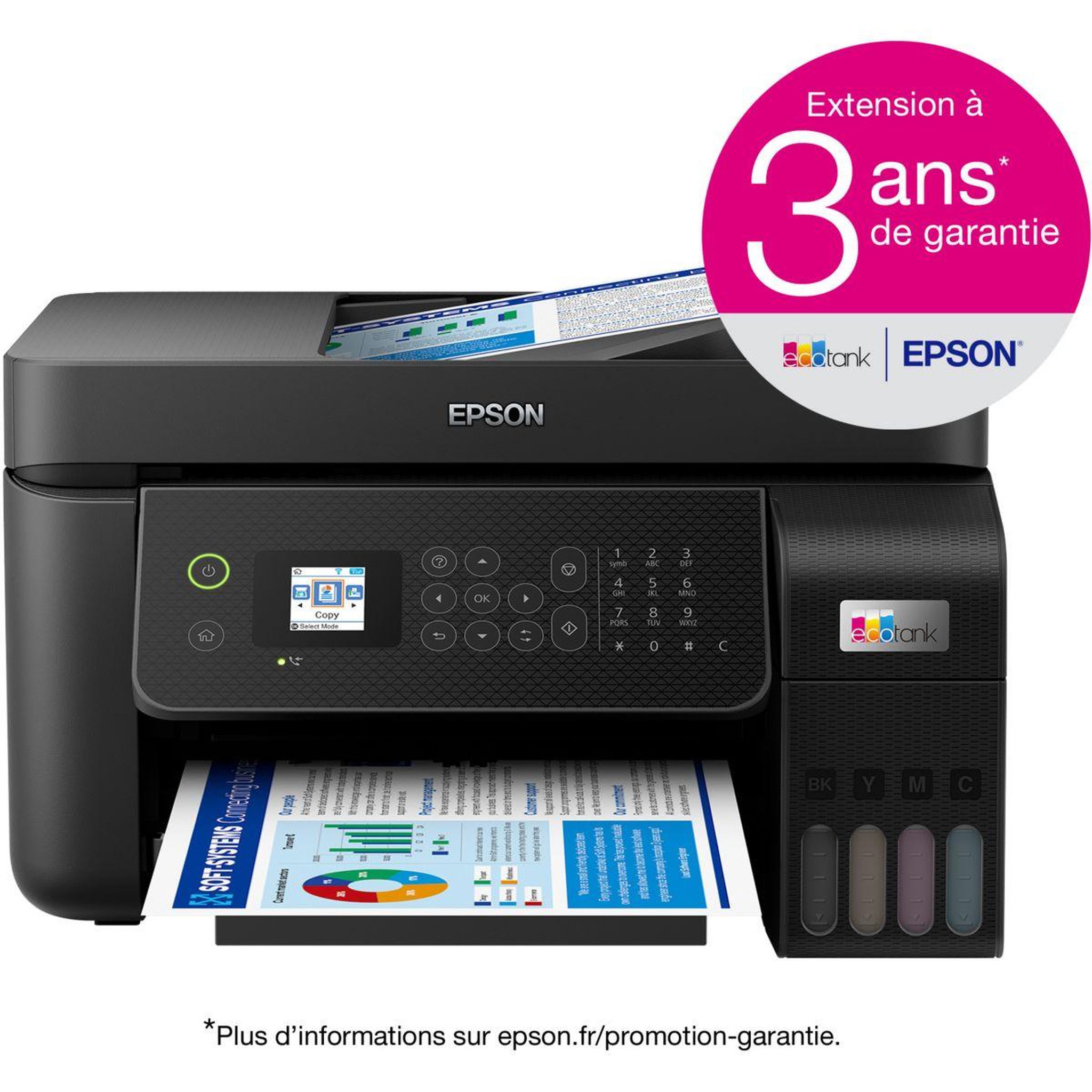 Voir la diapositive 2 : Epson Imprimante jet d'encre ecotank et-4800