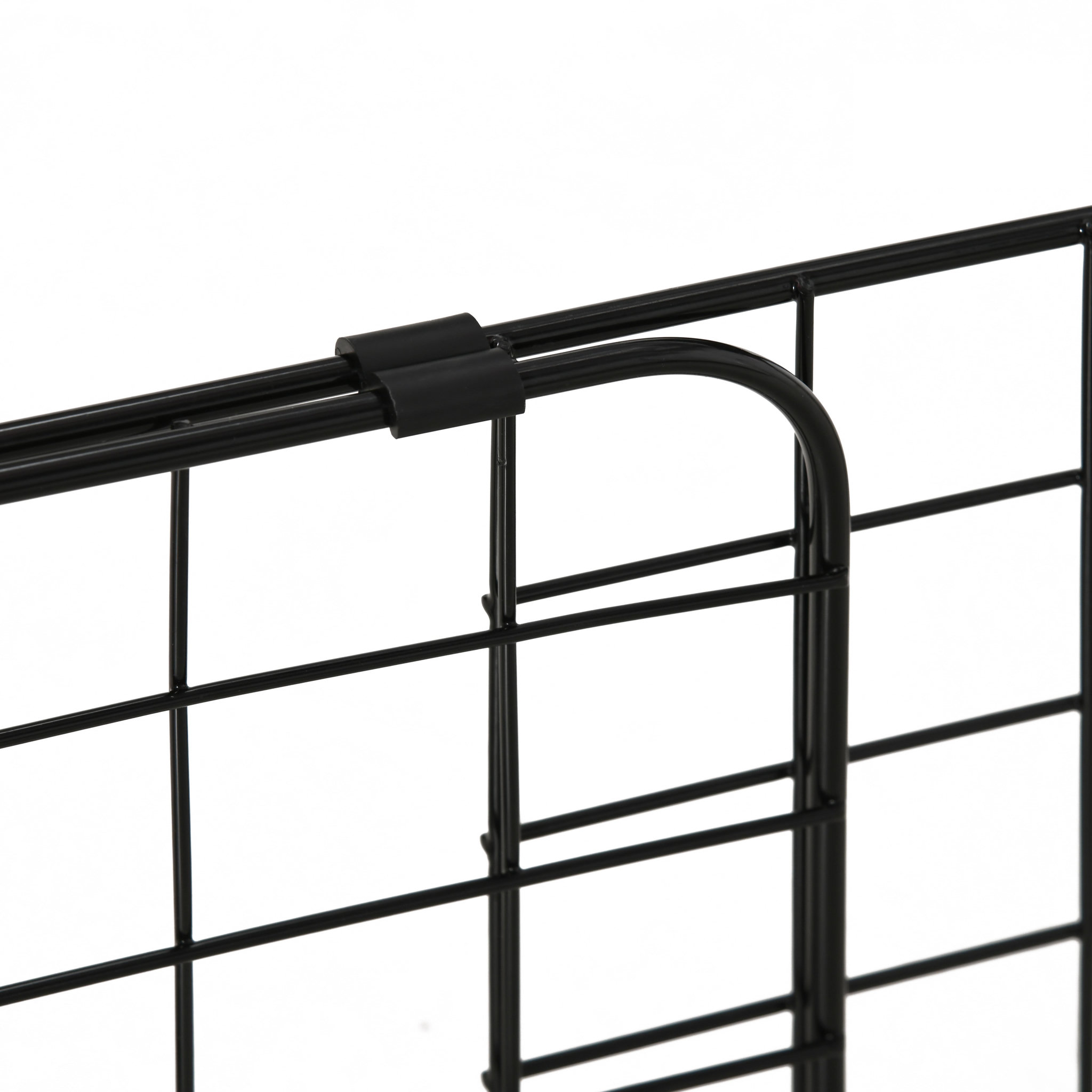 Voir la diapositive 6 : PAWHUT Barrière grille de séparation universelle voiture pour animaux longueur réglable dim. 91-152l x 30h cm kit complet installation inclus noir